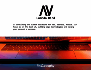 lambdabird.com screenshot