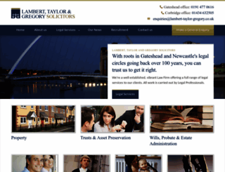 lambert-taylor-gregory.co.uk screenshot