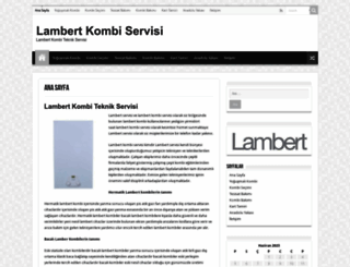 lambertkombiservisi.com screenshot