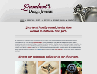 lambertsjewelers.com screenshot