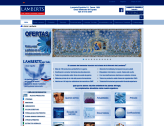 lambertsusa.com screenshot