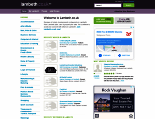 lambeth.co.uk screenshot