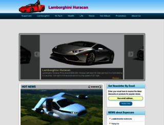 lamborghinihuracan.com screenshot