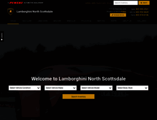 lamborghininorthscottsdale.com screenshot
