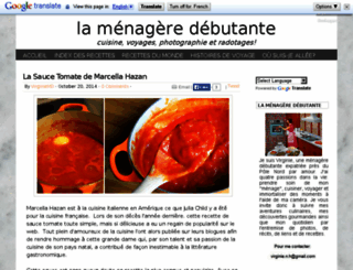 lamenageredebutante.com screenshot