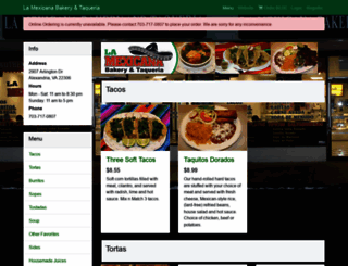 lamexicana.click4ameal.net screenshot