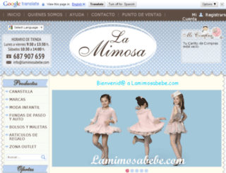 lamimosabebe.com screenshot