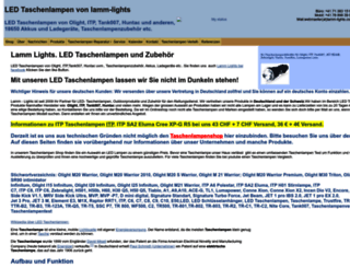 lamm-lights.com screenshot