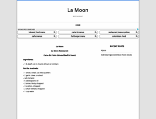 lamoonrestaurant.com screenshot