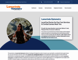 lamorindaoptometry.com screenshot