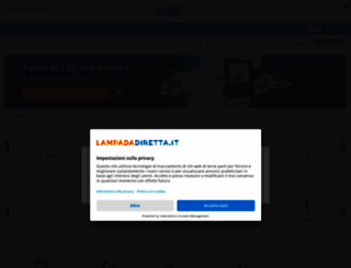 lampadadiretta.it screenshot