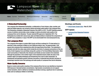 lampasasriver.org screenshot