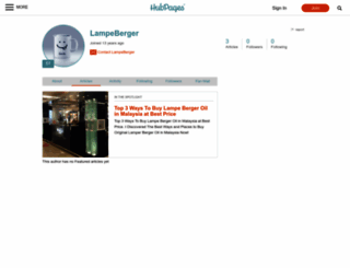lampeberger.hubpages.com screenshot