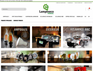 lampesecoenergie.com screenshot