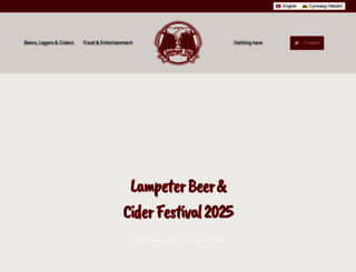 lampeterbeerfestival.co.uk screenshot