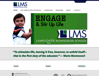 lamplighterschool.org screenshot