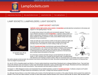 lampsockets.com screenshot