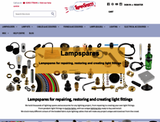 lampspares.co.uk screenshot