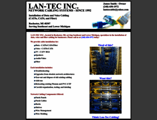 lan-teccabling.com screenshot