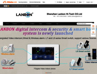 lanbon.en.alibaba.com screenshot