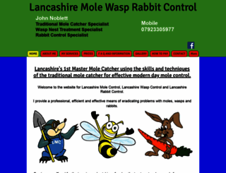 lancashire-mole-wasp-rabbit-control.co.uk screenshot