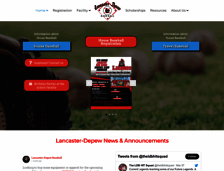 lancaster-depewbaseball.com screenshot