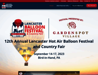lancasterballoonfest.com screenshot