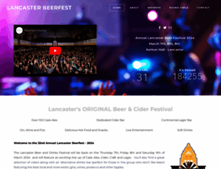 lancasterbeerfest.org screenshot