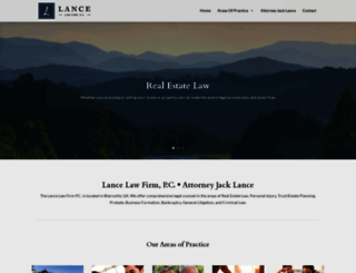 lancelawfirm.com screenshot