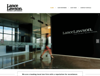 lancelawson.co.nz screenshot
