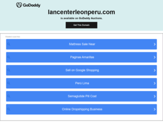 lancenterleonperu.com screenshot