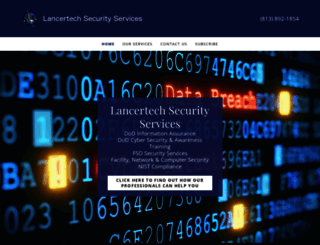 lancertech.com screenshot