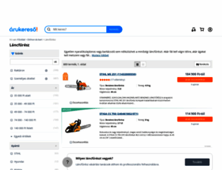 lancfuresz.arukereso.hu screenshot