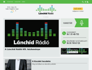 lanchidradio.hu screenshot
