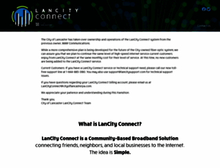 lancityconnect.com screenshot