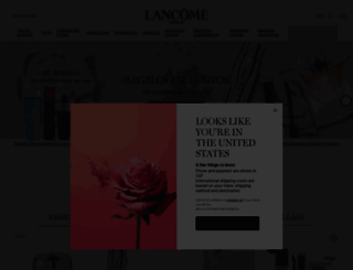 lancome.cl screenshot