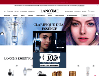 lancome.com.sg screenshot