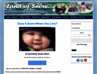 land-of-snow.com screenshot