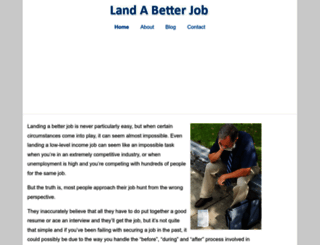 landabetterjob.com screenshot