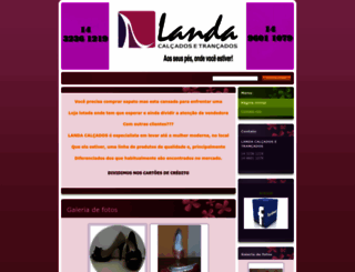 landacalcadosetrancados3.webnode.com screenshot