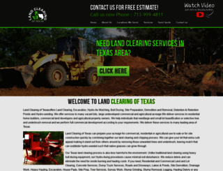 landclearingoftexas.com screenshot