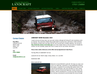 landcraft4x4.co.uk screenshot