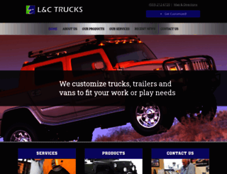 landctrucks.com screenshot