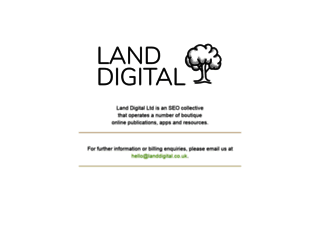 landdigital.co.uk screenshot