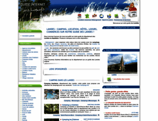 landes-tourisme.info screenshot