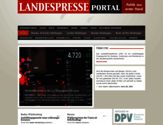 landespresseportal.de screenshot