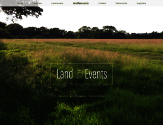 landforevents.co.uk screenshot