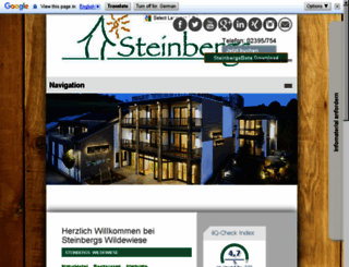landgasthof-steinberg.de screenshot