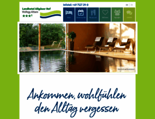 landhotel-allgaeuer-hof.de screenshot