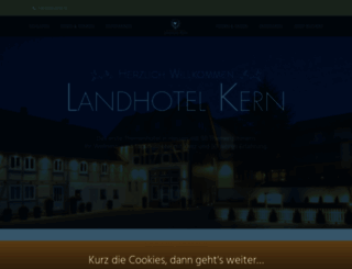 landhotel-kern.de screenshot